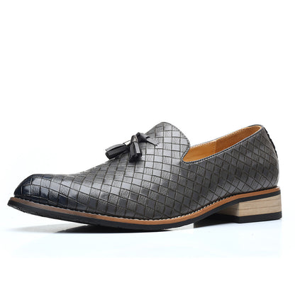 Carefully Selected Men's Versatile British-Style Black Professional Casual Leather Shoes, Soft-Soled Men's Shoes, Business Formal Work Shoes