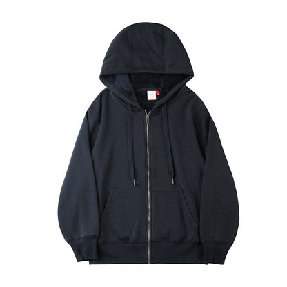 Casual zip-up hoodie