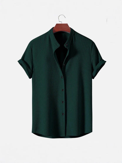 Men's Corduroy Short Sleeve Shirt
