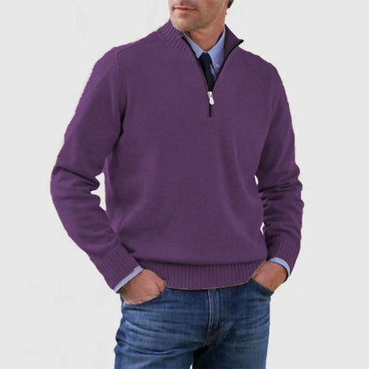 Mens Acrylic Knit Pullover Sweater
