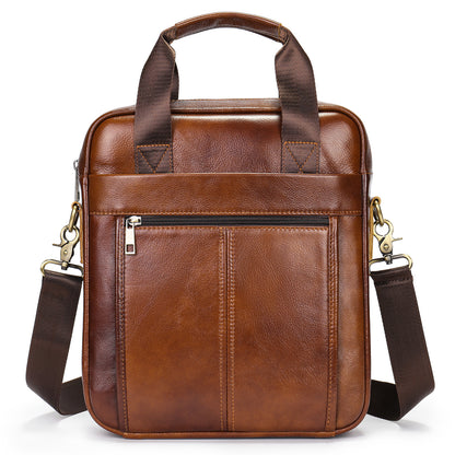 Genuine Cowhide Mens Business Briefcase