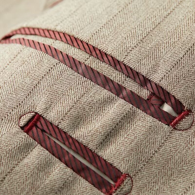 Bruidegom Slim-fit Driedelig Pak Voor Mannen