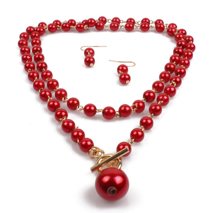 Pearl Necklace Adjustable Neck-Wrapped Necklace