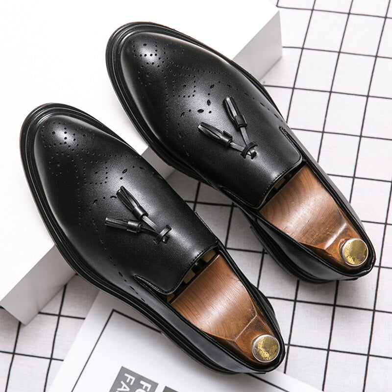 Echte leren heren brogues voor informele gelegenheden