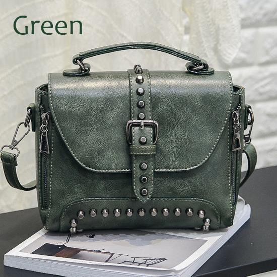 Vintage PU-leren crossbody-handtasvoor dames