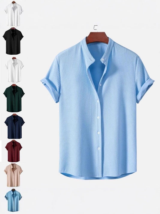 Men's Corduroy Short Sleeve Shirt