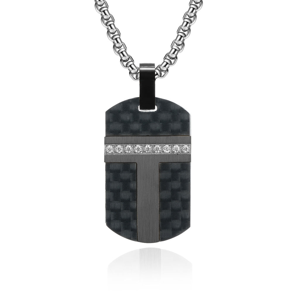 Retro-style trendy rhinestone necklace