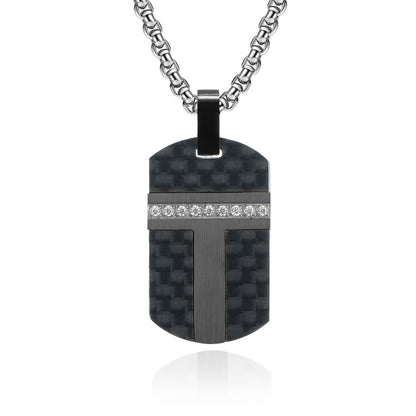 Retro-style trendy rhinestone necklace