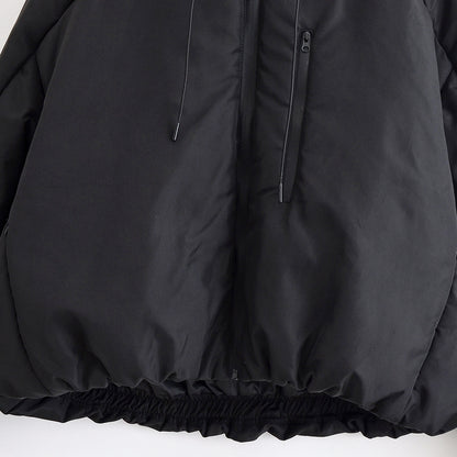 Trendy katoenen jas met capuchon voor dames