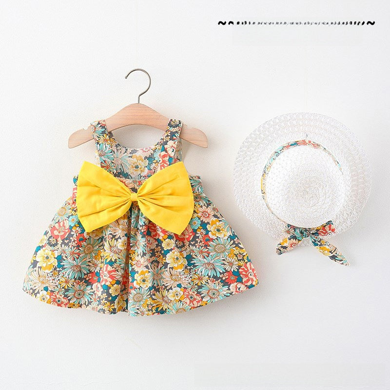 Girls Floral Summer Cotton Dress