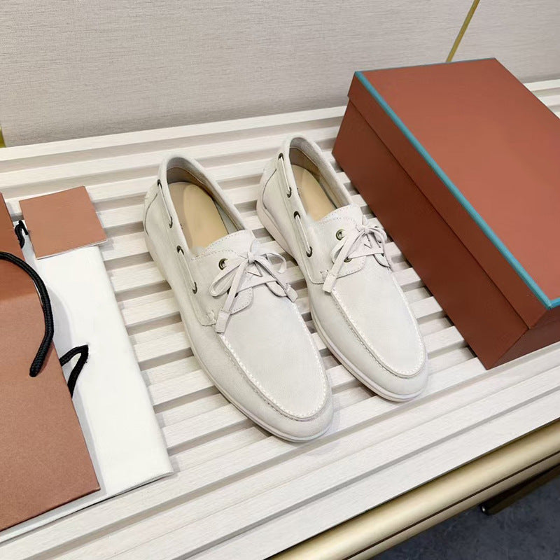 Casual Leather Shoes Simple All-match Fashion Men's Leather Loafers