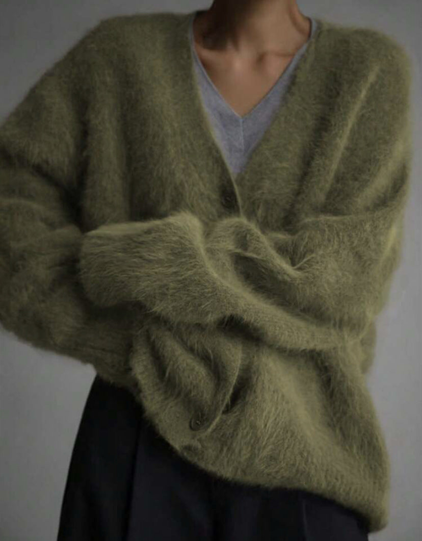 Womens Soft Long Sleeve Cardigan Sweater