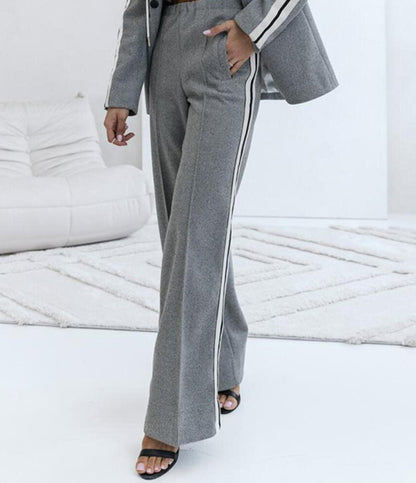 Double breasted pocket suit set