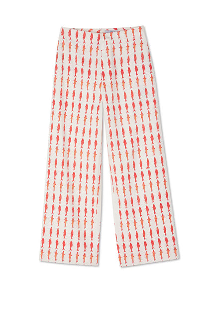 Vest and Long Pants Printed Set