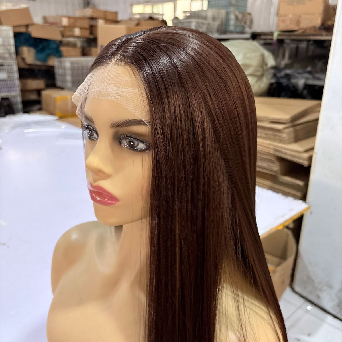 Long Straight Lace Front Synthetic Wig