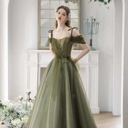 Elegant Strapless Long Evening Dress