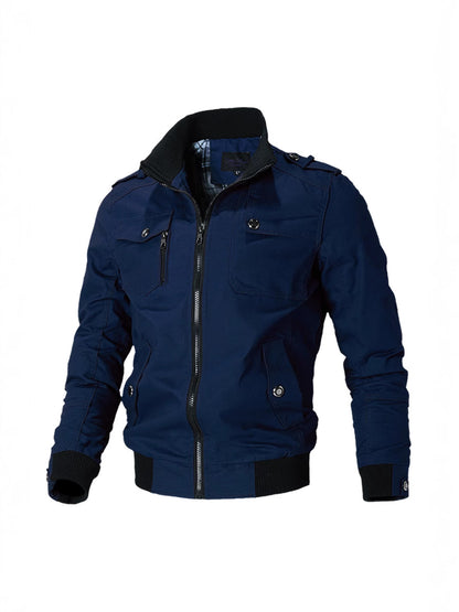 Fitted Zipper Jacket for Men