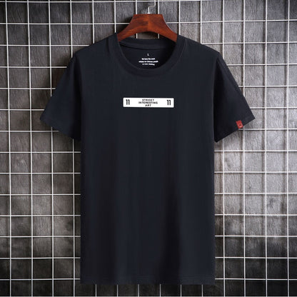 Heren T-shirt van katoen met korte mouwen