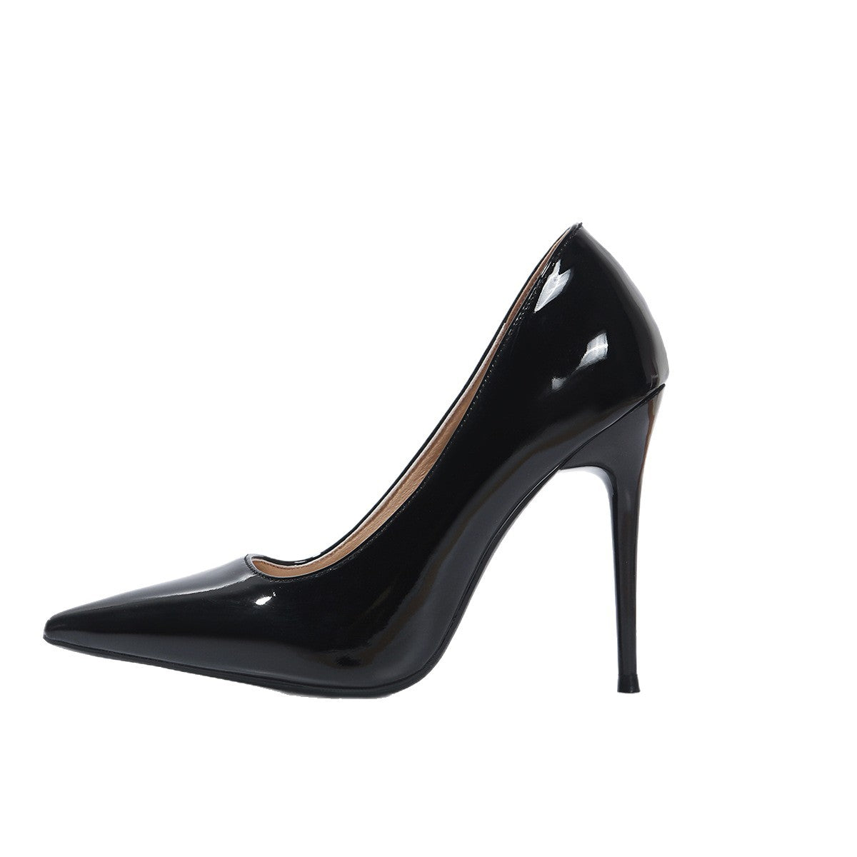 Womens Pointed Toe Stiletto Slip-On Heels