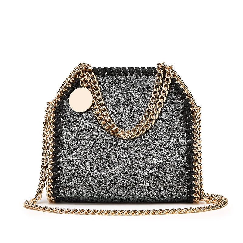 Luxe designer crossbodytas met ketting