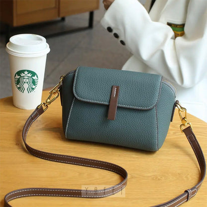 New Single-Shoulder Bag for Women, Made of Genuine Leather, Large-Capacity