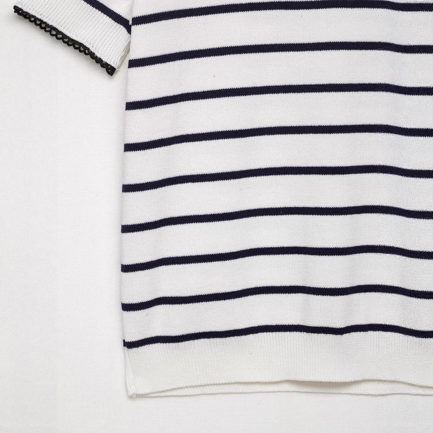 Versatile collar casual knitted top