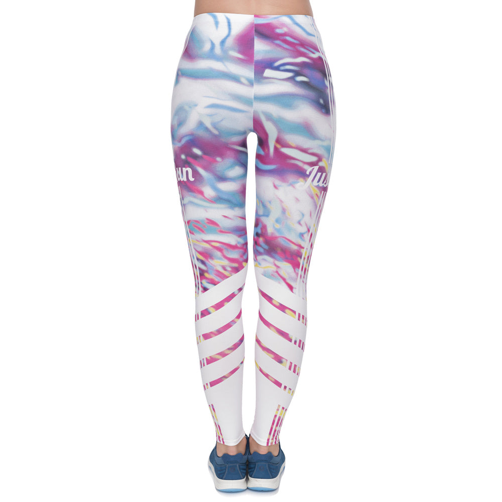 Sport yoga legging met print
