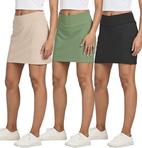 Sportieve 3-delige mini-skort set
