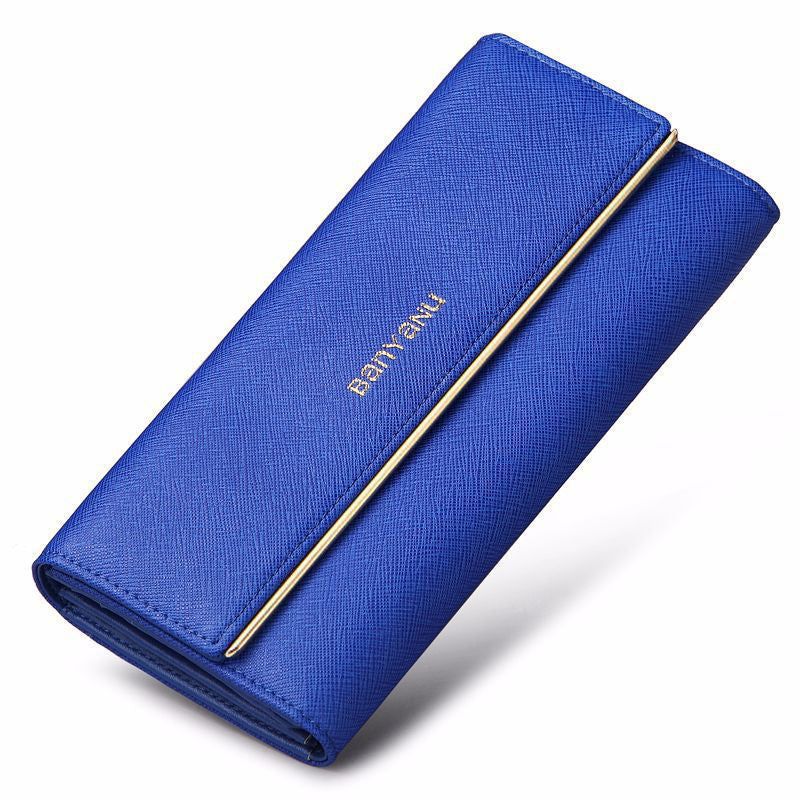 Women's Genuine Leather Tri-Fold Wallet