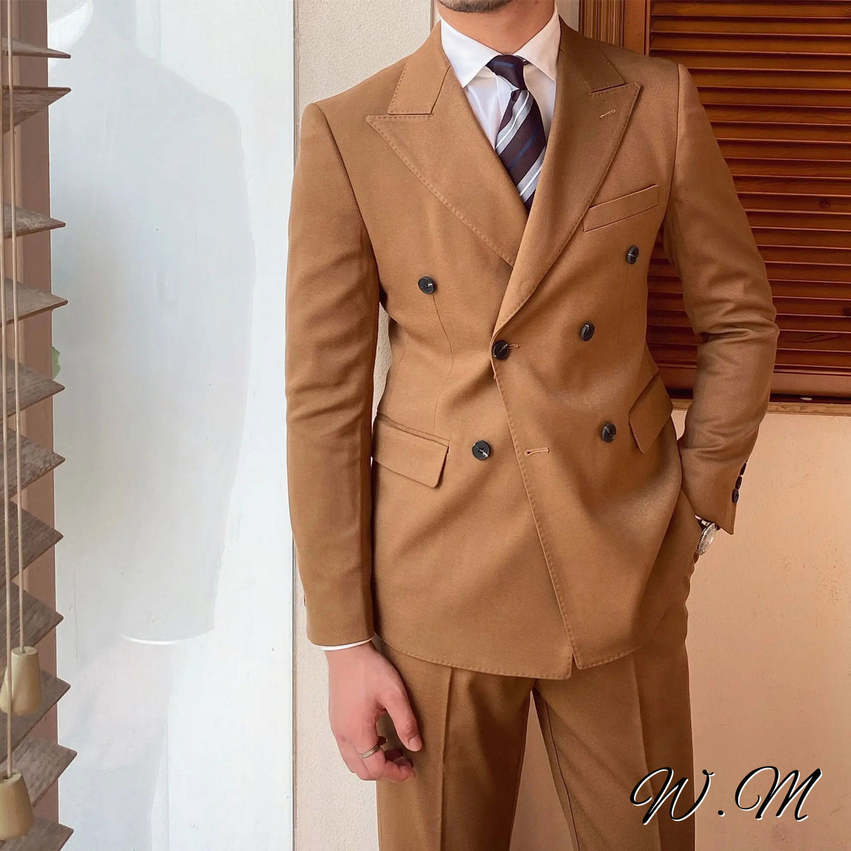 Classic Men's Suit with Trousers