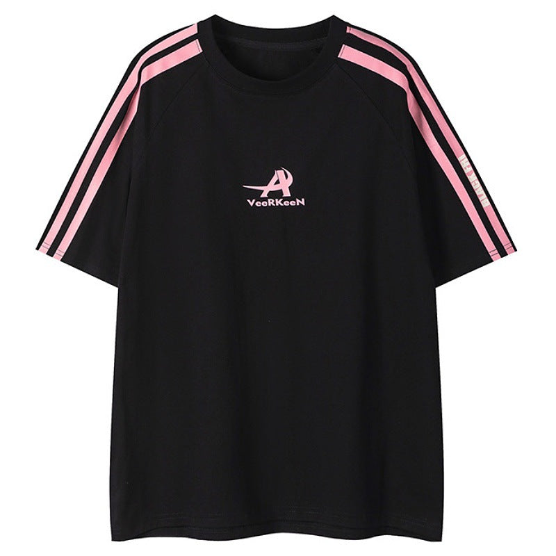 Short Sleeve T-Shirt Summer Design Sense Trendy Oversize Couple