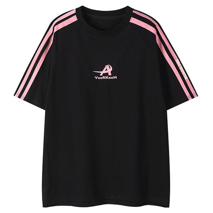 Short Sleeve T-Shirt Summer Design Sense Trendy Oversize Couple