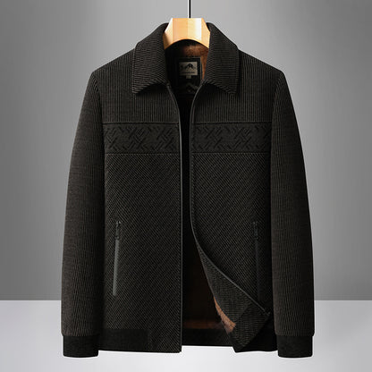 Men's chiffon thick-necked blazer