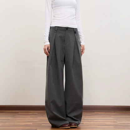 Casual Trousers Unisex Trendy Loose Versatile Wide Leg Pants
