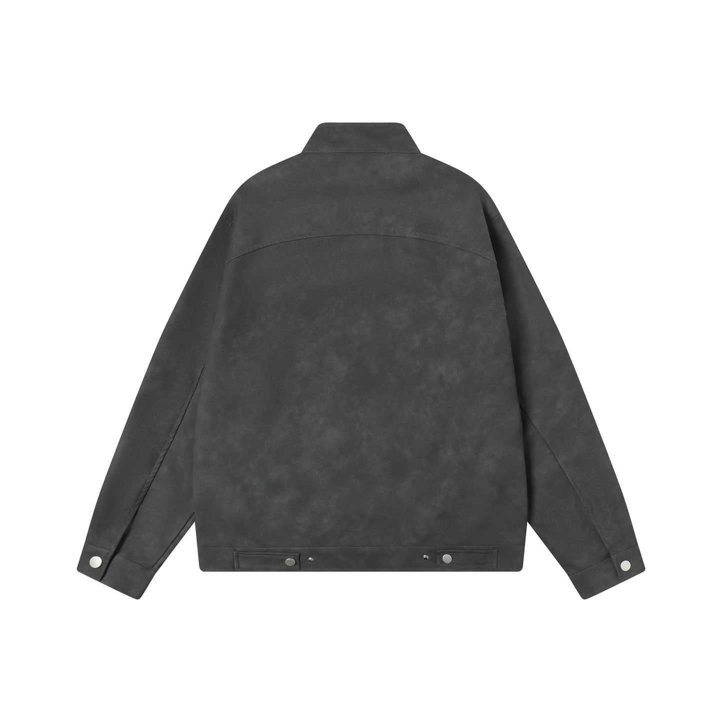 Loose PU leather jacket