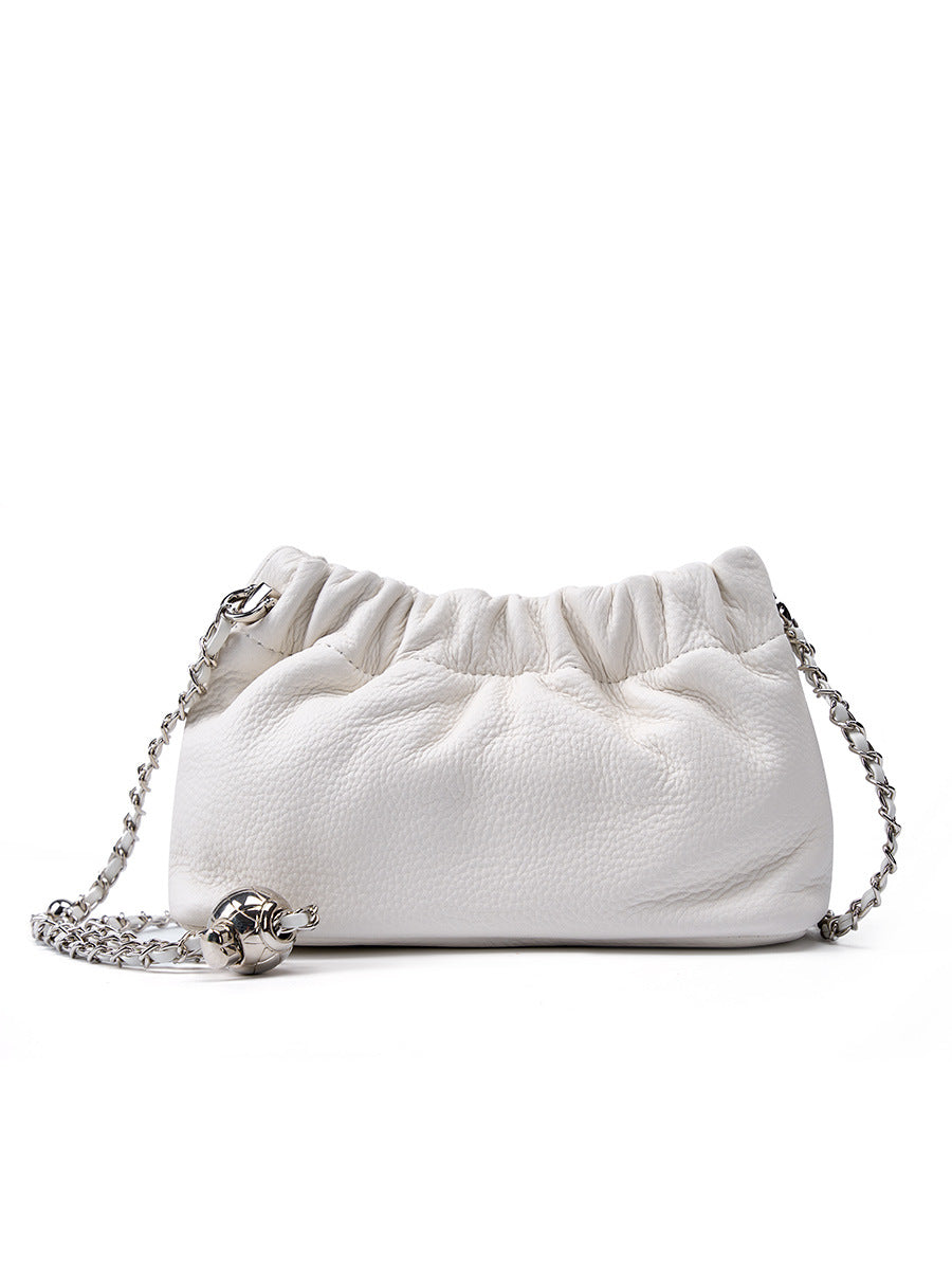 Womens Top Layer Cowhide Crossbody Bag