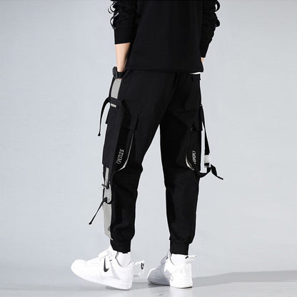 Losse hiphop trendy casual heren cargo joggingbroek