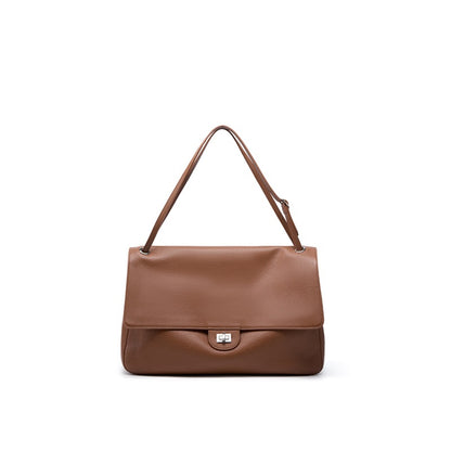Top Grain Cowhide Leather Messenger Crossbody Shoulder Bag
