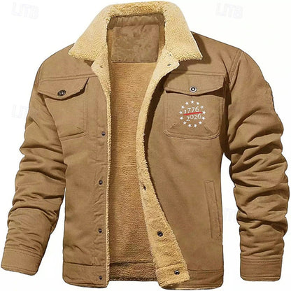 Fleece Lined Casual Jacket