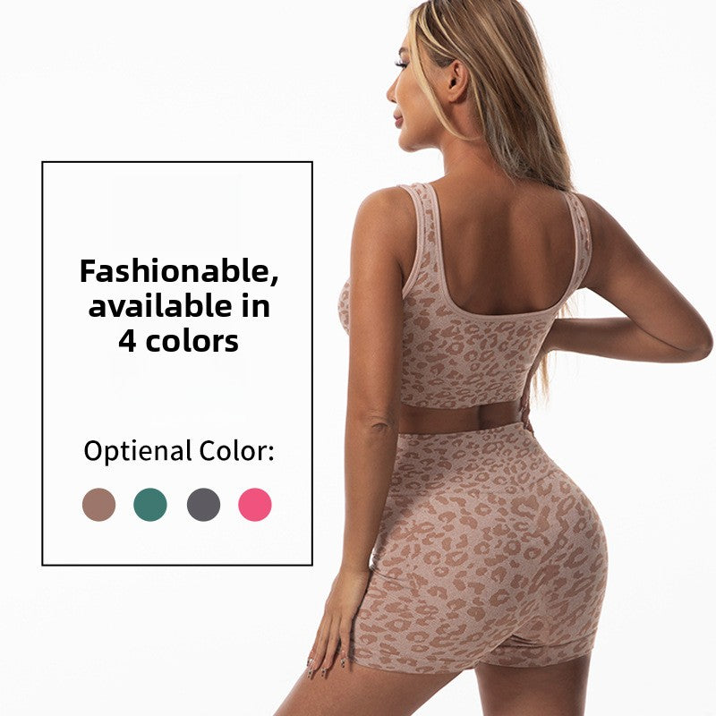 High-Waisted Yoga Set with Tummy Control