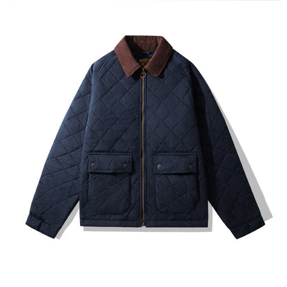 Klassieke gewatteerde corduroy jacket voor heren