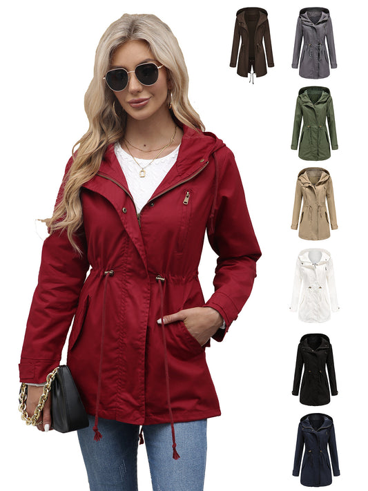 Womens Cotton Hooded Coat