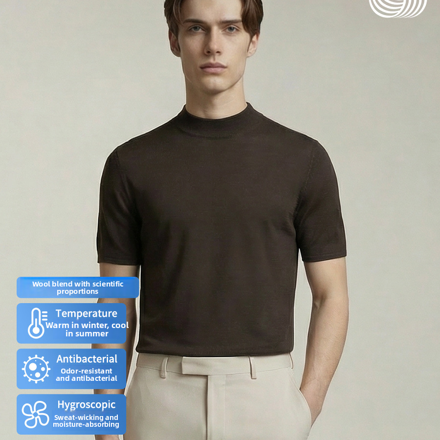 Mens Tencel Knit Sweater