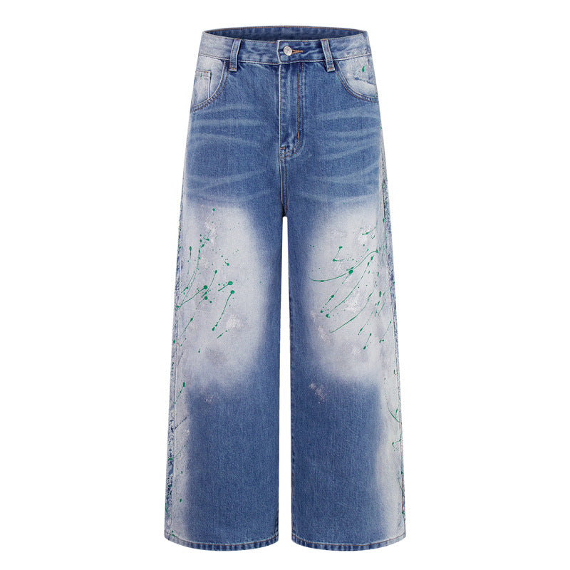 Street Style Trendy Loose Wide-Leg Jeans