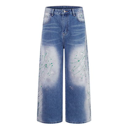 Street Style Trendy Loose Wide-Leg Jeans