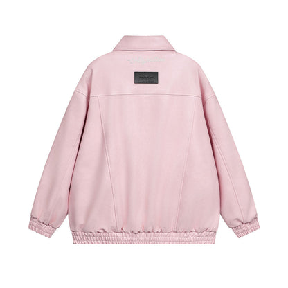 Hip Hop Amerikaanse stijl losse PU-leren jas unisex