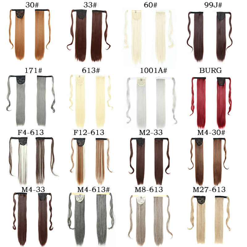 Lang steil haar klittenband paardenstaart