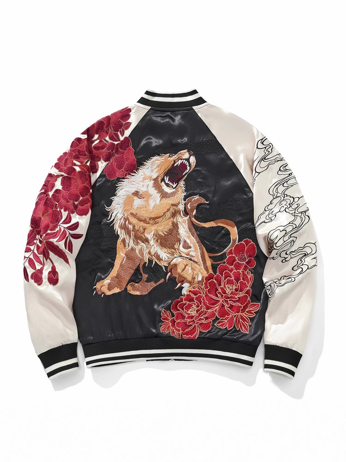 Embroidered Chinese Style Baseball Jacket