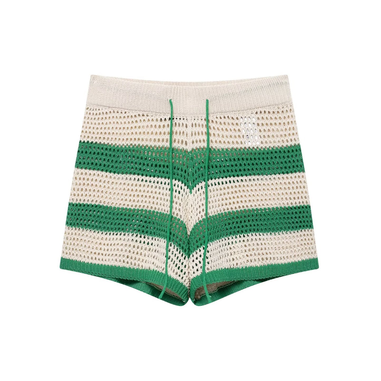 Knitted polo shirt jacket+shorts set