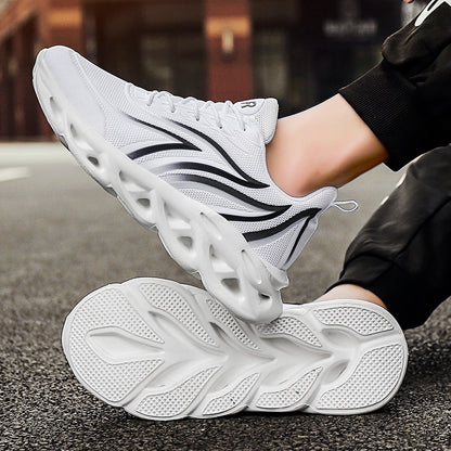 Sneakers met vlammenprint voor heren
